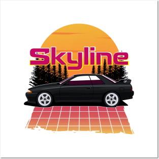 gtr Skyline 1990 Posters and Art